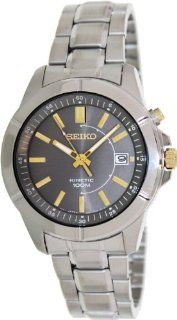 Seiko Men's SKA543 Silver Stainless Steel Quartz Watch with Grey Dial at  Men's Watch store.