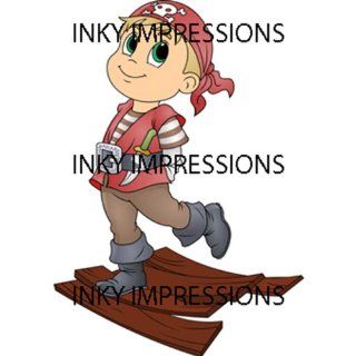 Inky Impressions Cling Rubber Stamps Pirate Christopher