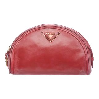 Prada 1N1772 2E9O F0011 Vintage Vitello Cosmetic Bag Prada Designer Handbags