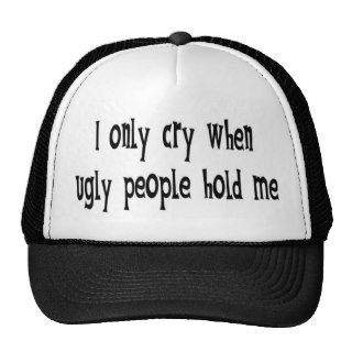 Ugly people mesh hat