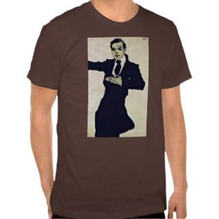 Portrait Of Max Oppenheimer By Schiele Egon T shirt