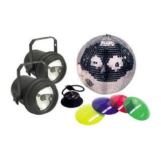 American Dj M 502L 12 Inch Mirror Ball Package With 2 Pinspots Musical Instruments
