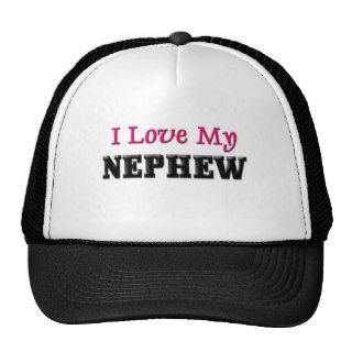 I Love My Nephew Mesh Hat