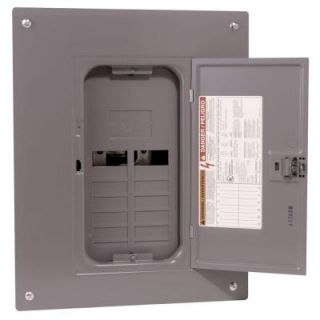 Square D by Schneider Electric Homeline 125 Amp 8 Space 16 Circuit Indoor Main Lugs Load Center with Cover HOM816L125C