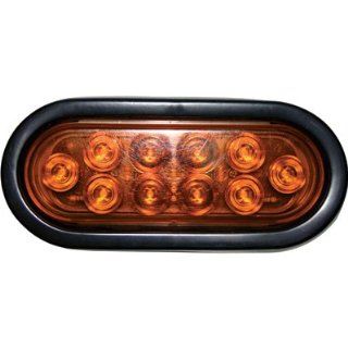 Blazer C561ATM Amber 6" Oval LED Stop/Turn/Tail Light with Grommet Automotive