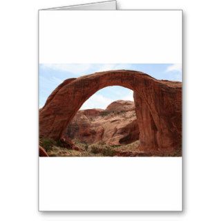 Rainbow Bridge Arch, Utah, USA Greeting Card
