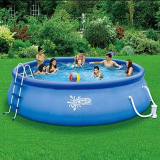 SUMMER ESCAPES ABOVE GROUND FAMILY SWIMMING POOL 16' X 42" QUICK SET Toys & Games
