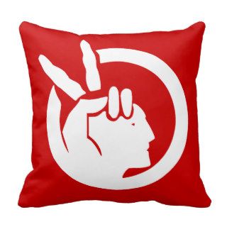 The American Indian Movement 4A Throw Pillow
