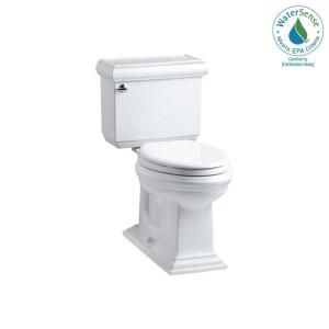 KOHLER Memoirs Classic Comfort Height 2 Piece Elongated Toilet with Insuliner tank liner in White K 3816 U 0