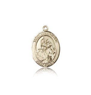 St. Joan Of Arc Pendants   14kt Gold St. Joan of Arc Medal Jewelry Products Jewelry