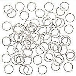 Beadaholique 100 5mm Silverplated 20 gauge Open Jump Rings Beadaholique Jewelry Findings