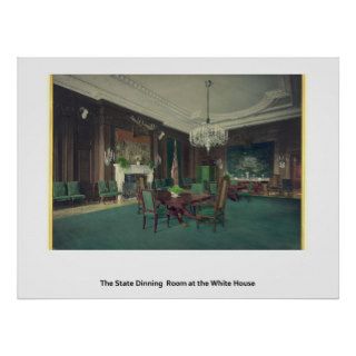 Vintage State Dining Room Print