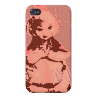 Vintage Little Red Riding Hood iPhone 4 Cases