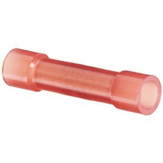 NSI Industries B22 N S Nylon Insulated Butt Connector, Small Packs, 22 18 Wire Size, 1.004" Length Butt Terminals