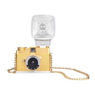 Lomography Diana Mini Camera & Flash Gold 549  Cameraphoto  Camera & Photo