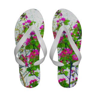 'Cherry Blossom Abstract' Ladies' Flip Flops