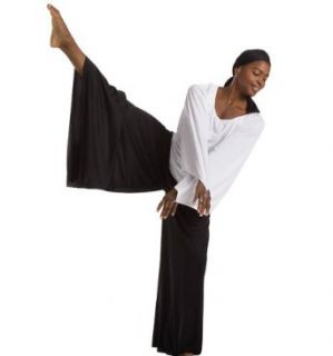 BODY WRAPPERS 565 WOMENS PALAZZO PANT Clothing