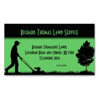 Lawn Service Landscape  Business Card