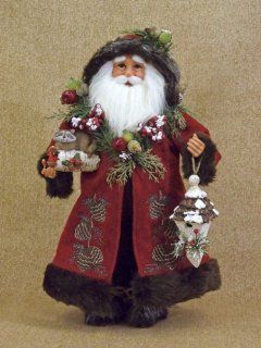 Woodland Santa Claus Collectible Figurine Karen Didion   Holiday Figurines