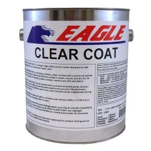 1 gal. Clear Coat High Gloss Oil Based Acrylic Topping Over Solid Sealer ETC1