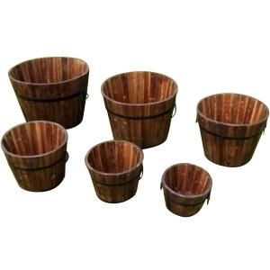 Devault Enterprises Wooden Whiskey Barrel (Set of 6) DEVBP208