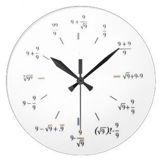 I Heart Math Round Clock