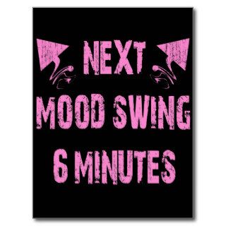 NEXT MOOD SWING 6 MINUTES POST CARDS