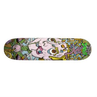 SPUN MONKEY SMUT SKATEBOARDS   FUC'D UP