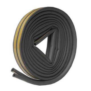 Frost King 5/16 in. x 1/4 in. x 17 ft. EPDM Rubber Weather Stripping Tape V25GA
