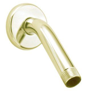 Alsons 4993F2010BX 6 Inch Standard Shower Arm with Flange, Brilliance Polished Brass   Shower Arms And Slide Bars  