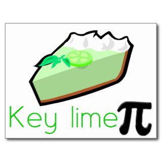 Key Lime Pie Post Card