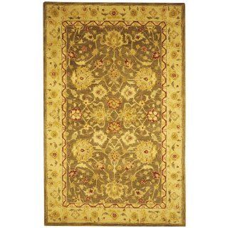 Safavieh Anatolia Collection AN553A Handmade Green and Gold Hand spun Wool Area Rug, 9 Feet 6 Inch by 13 Feet 6 Inch   Safavieh Wool Rug Runner