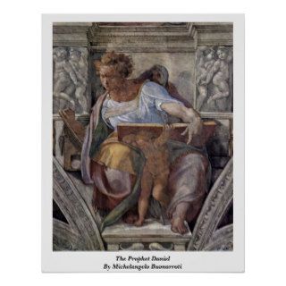 The Prophet Daniel By Michelangelo Buonarroti Poster