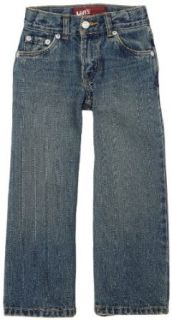 Levi's Boys 2 7 569 Loose Straight Jean, Medium Crosshatch, 7S Clothing