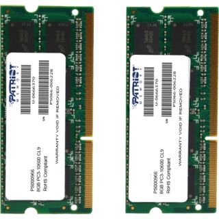 Patriot Memory 16GB (2 x 8GB) PC3 10600 (1333MHz) SODIMM Kit PC Memory