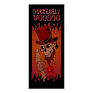 Rockabilly Voodoo Skull Doctor   poster