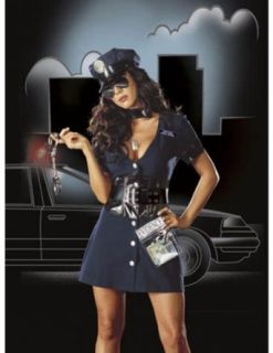 Corrupt Cop Lg Adult Womens Costume Adult Sized Costumes Clothing