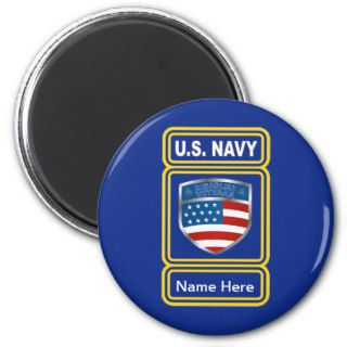 US Navy Disabled Veteran Refrigerator Magnet