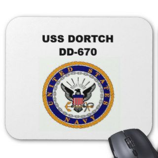 USS DORTCH (DD 670) MOUSE PAD