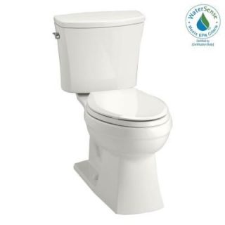 KOHLER Kelston 2 piece Comfort Height 1.28 GPF Elongated Toilet with AquaPiston Flushing Technology in White K 3755 0