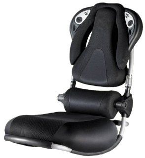 Pyramat S5000 W Sound Rocker Gaming Chair (PY556BLK)   Video Game Chairs