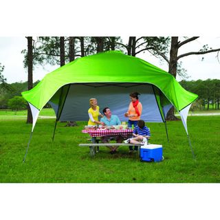 Fast Set Instant Pop Up Wing Canopy with Adjustable Rear Wall (10' x 10') Tents & Outdoor Canopies