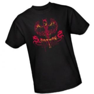 Heart of Fire    Batman Adult T Shirt, Small Movie And Tv Fan T Shirts Clothing
