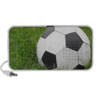 Soccer Ball in Grass Portable Speakers