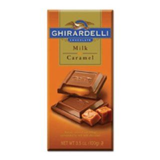GHIRARDELLI Prestige Milk Chocolate w/Caramel Filling Bar 12 Count  Candy And Chocolate Bars  Grocery & Gourmet Food
