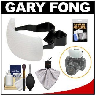 Gary Fong The Puffer Pop up Flash Diffuser plus Accessory Kit for Canon, Nikon, Olympus and Pentax Flashes  Camera Flash Light Diffusers  Camera & Photo