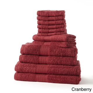 Cotton 12 piece Towel Set with Bath Sheets Bath Towels