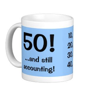 50and still accounting Triple sided mug