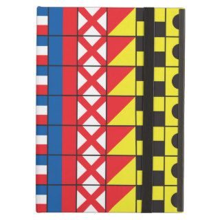 See Worthy_Signal Flags pattern_I Love To Sail Case For iPad Air