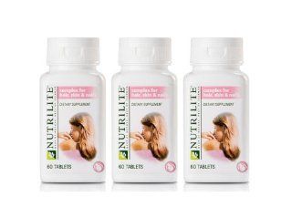 NUTRILITE Complex for Hair, Skin and Nails 60 tabs x 3 Bottles 